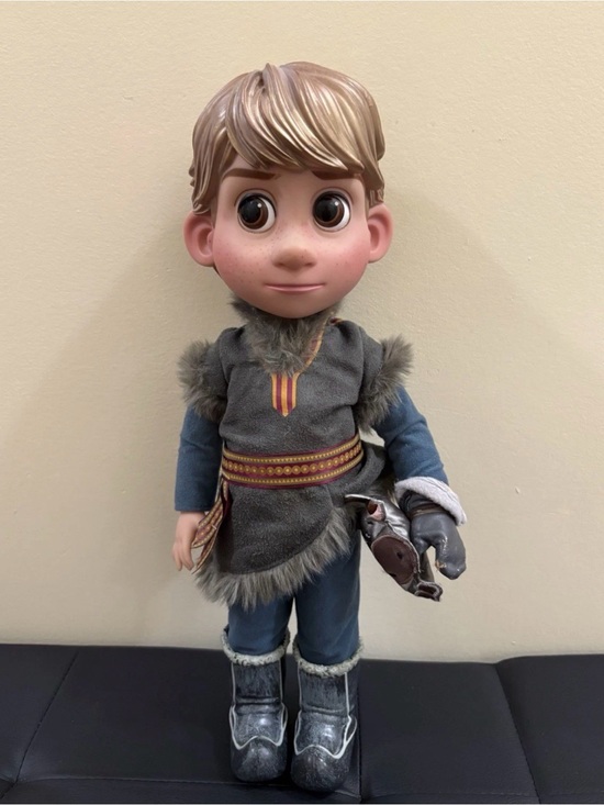 Disney Other - Disney Kristoff-Inspired Blonde Doll in Blue & Gray Outfit